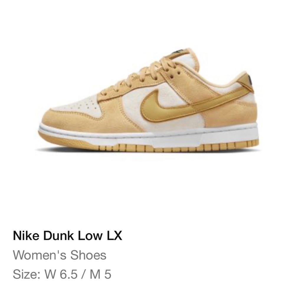 Nike Dunk  “Golden Suede” Sneaker Size 6.5